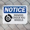 Signmission Drivers Chock Your Wheels OSHA Notice Sign, Plastic, 10in W x 7in L, 2PK OS-2PACK-NS-P-710-L-15511 - alternate 7